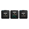 میکروفون یقه ای بی سیم دو میکروفونه رود مدل WIRELESS GO II